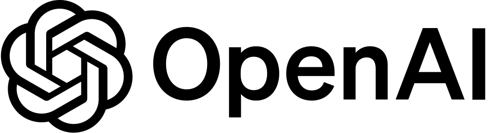 OpenAI Logo - Wikimedia Commons PD-textlogo